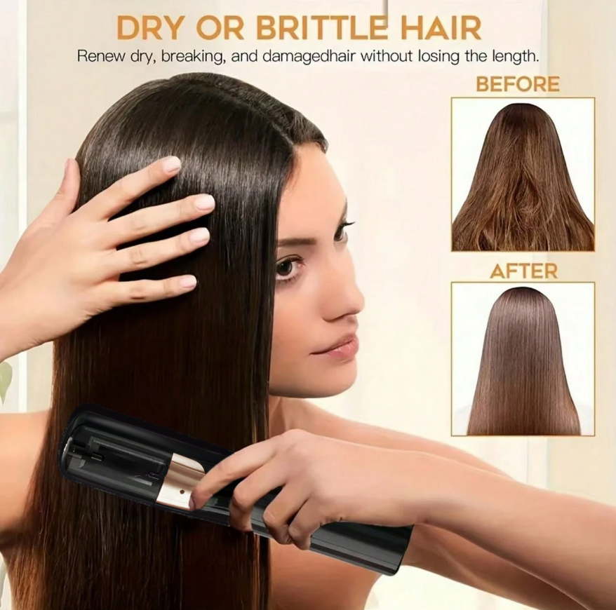 Hair Care Color - Rechargeable cordless split hair clipper, split