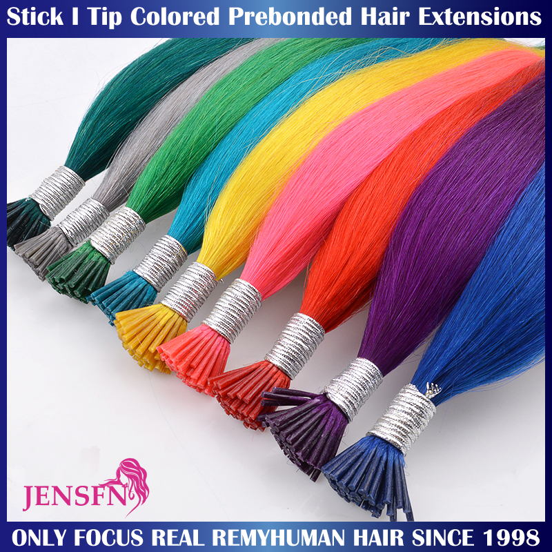 Hair Care Color - JENSFN I Tip Color Hair Extensions