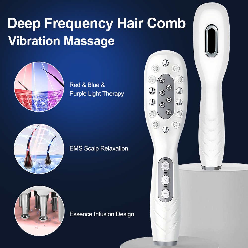 Hair Care Color - Electric Hair Care Comb Micro Current
