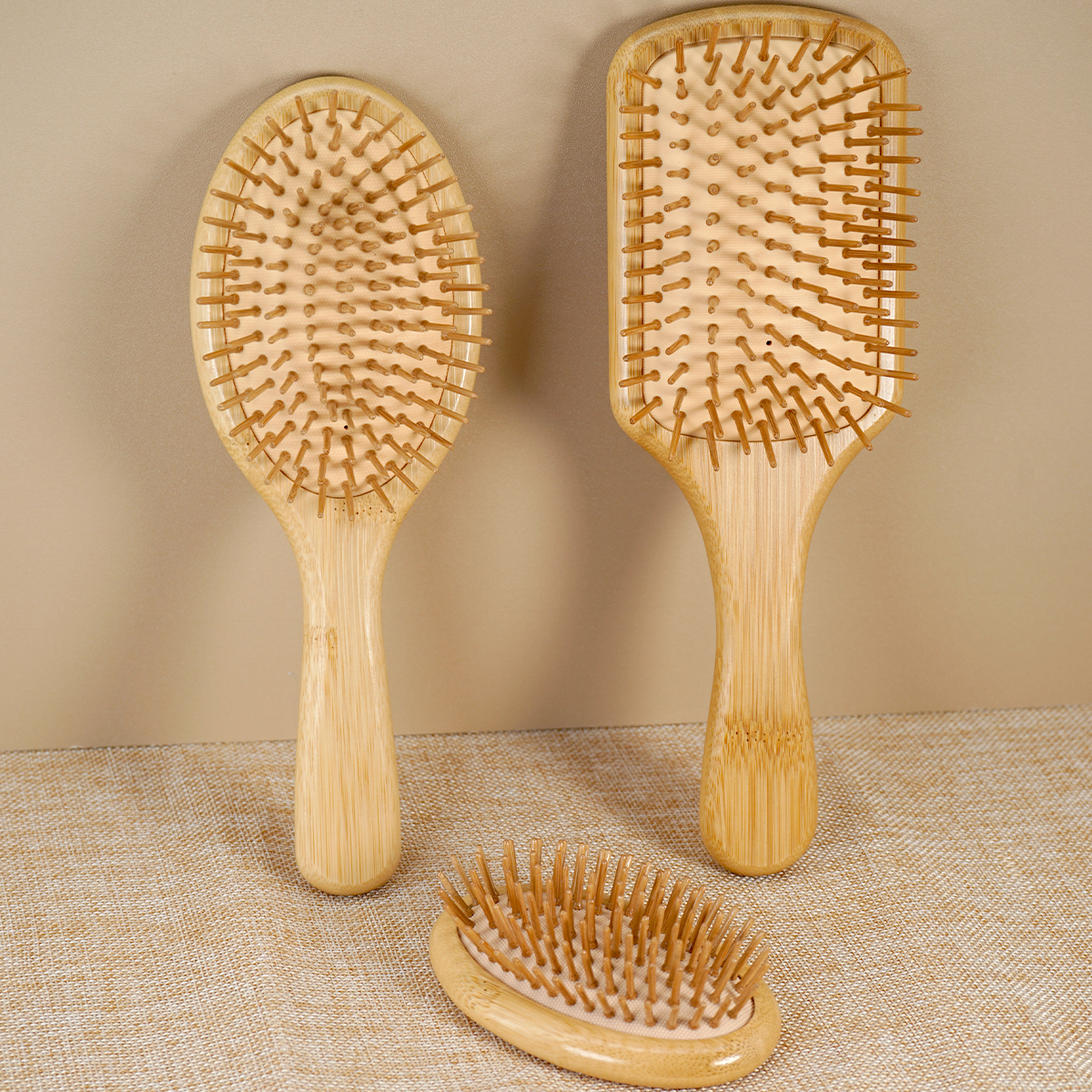 Hair Care Daily Routine - Bamboo Hair Brush Detangling Brushes for
