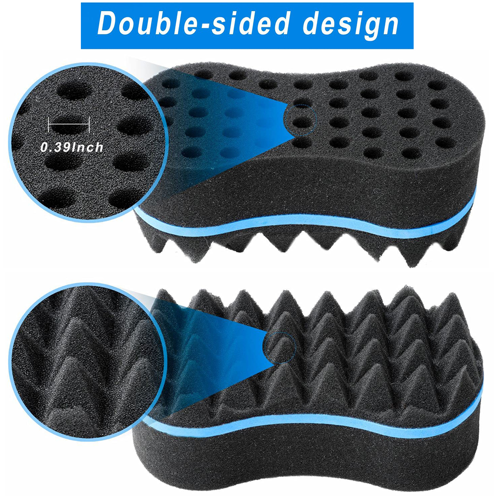 1Pcs Oval Double Sides Magic T - مراجعة Twist Sponge Coil وسعره