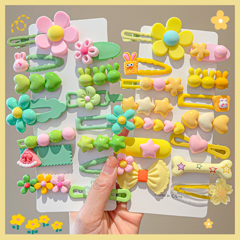 14-8Pcs/Set Candy Color Cartoo - مراجعة Hair Care Color وسعره