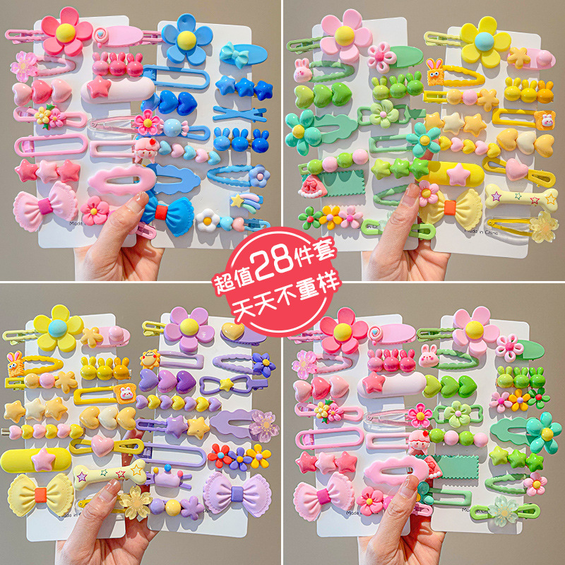 14-8Pcs/Set Candy Color Cartoo - مراجعة Hair Care Color وسعره