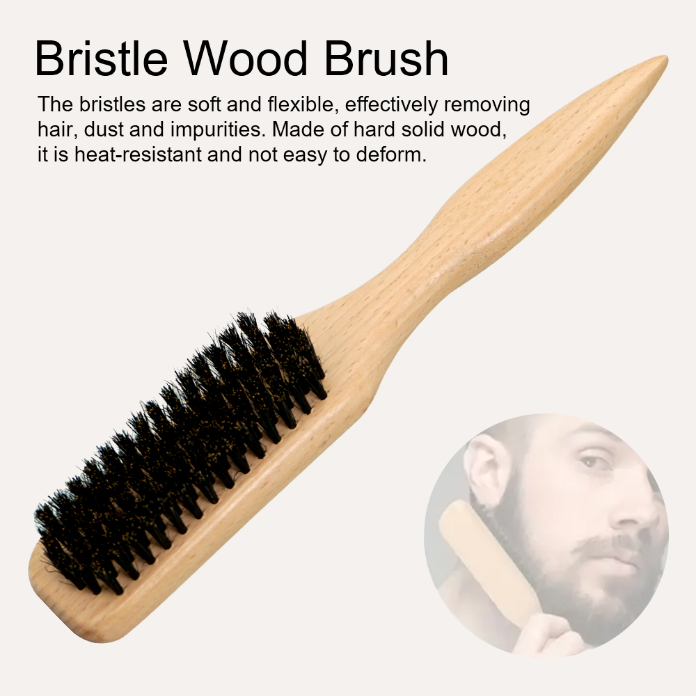 Wooden Bristle Hair Brush Set  - مراجعة Hair Care Daily Routine وسعره