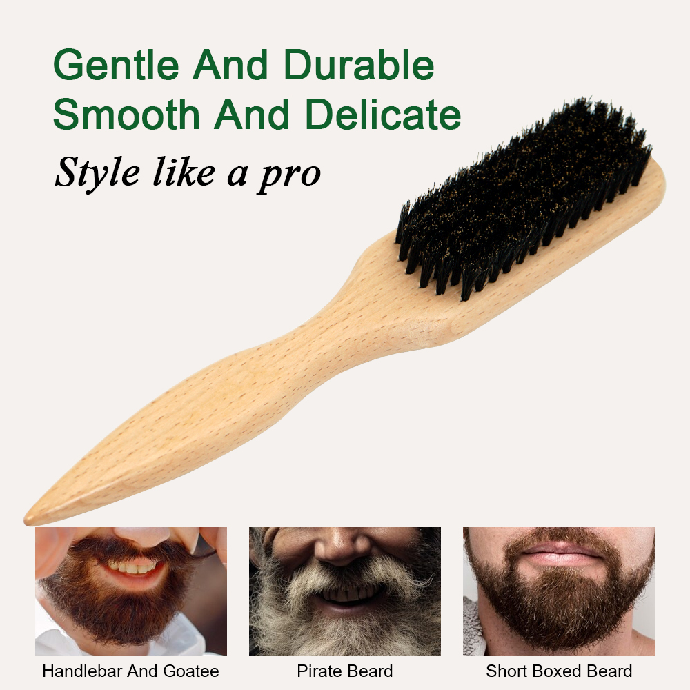Wooden Bristle Hair Brush Set  - مراجعة Hair Care Daily Routine وسعره