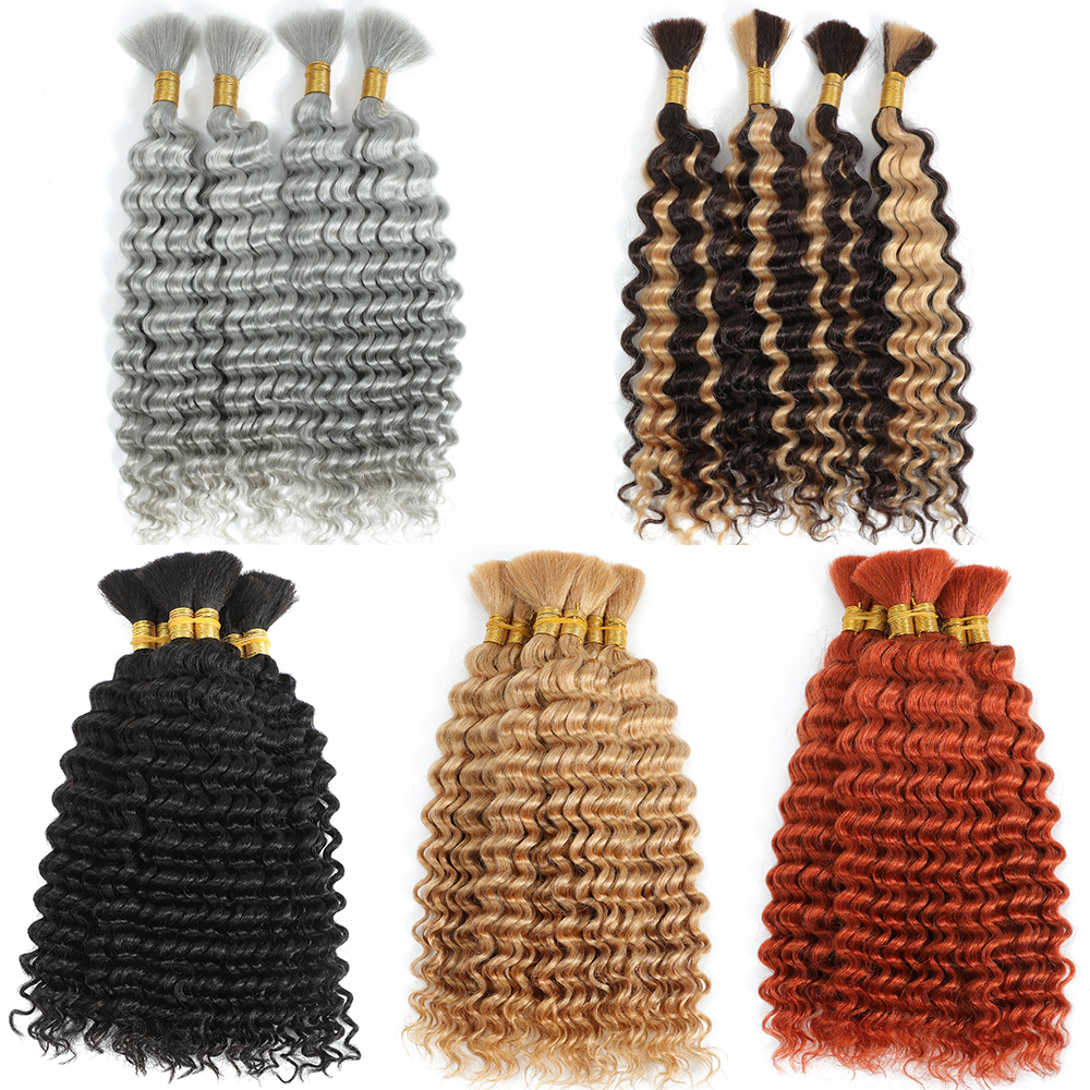 Bulk Human Hair Deep Wave For  - مراجعة Hair Care Color وسعره