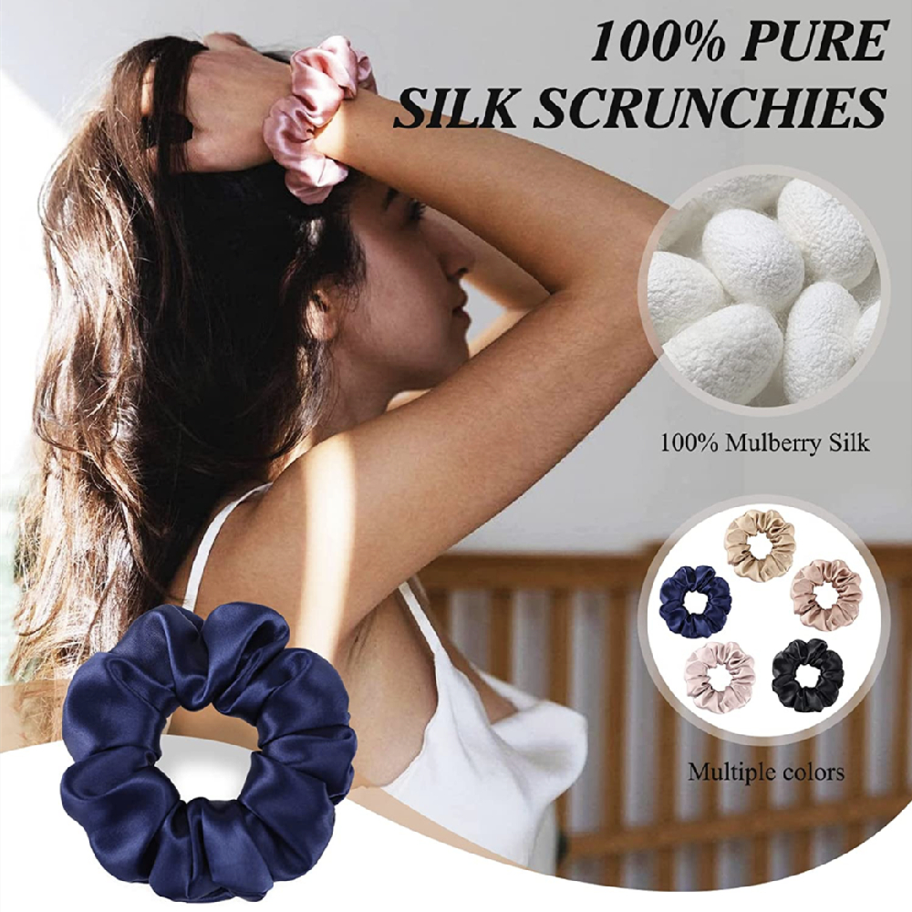3PCS 100% Pure Mulberry Silk H - مراجعة Hair Care Women وسعره
