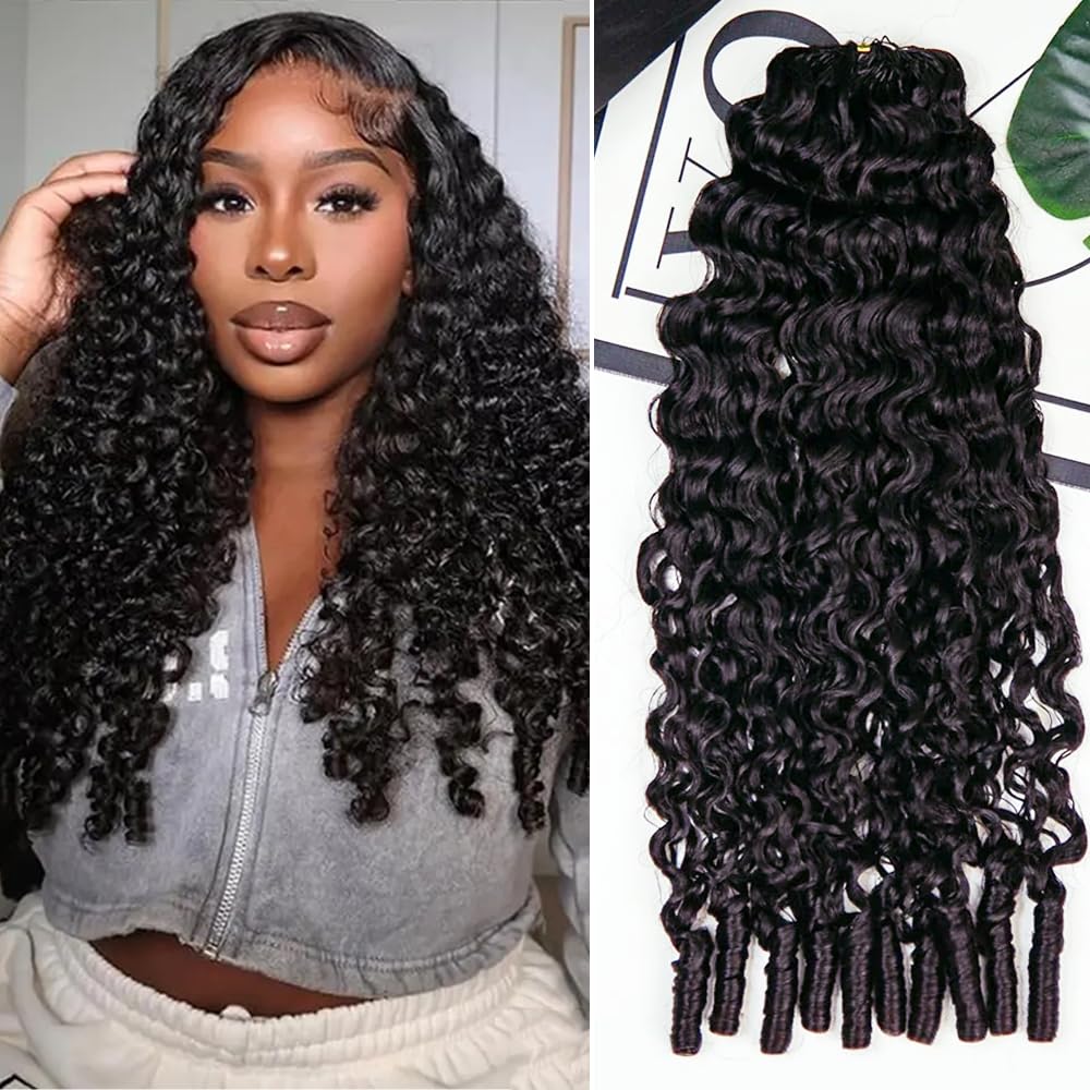 Burmese Curly Feather Crochet  - مراجعة Hair Care Color وسعره