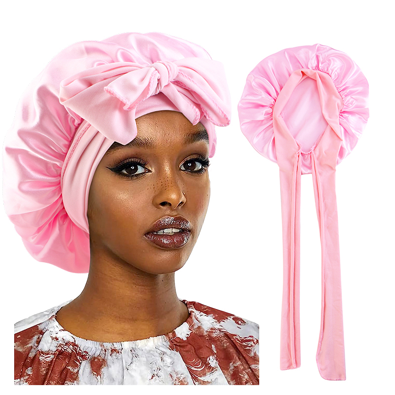 New Satin Sleeping Cap For Wom - مراجعة Satin Hair Bonnet وسعره