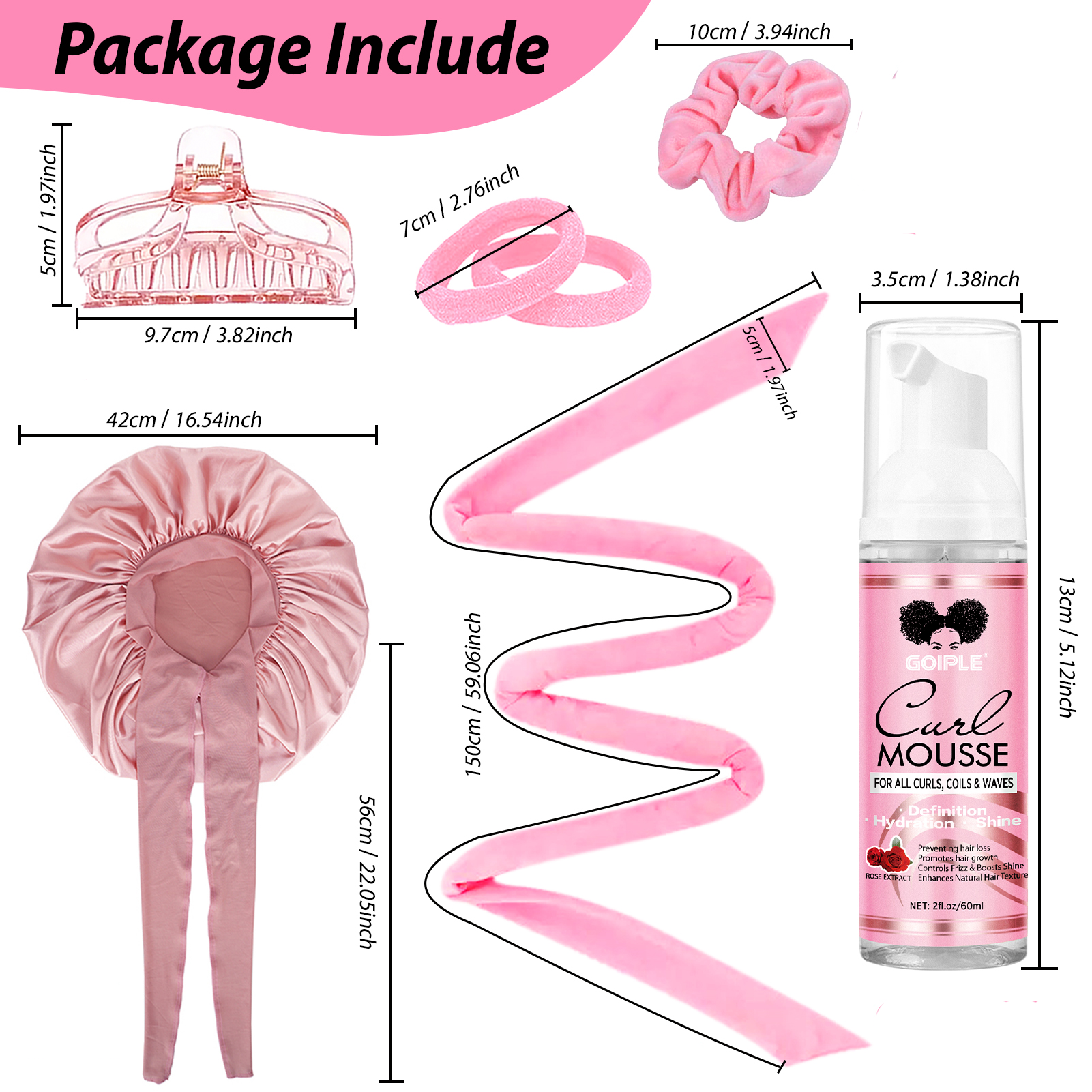 Velvet Heatless Curls Overnigh - مراجعة Satin Hair Bonnet وسعره