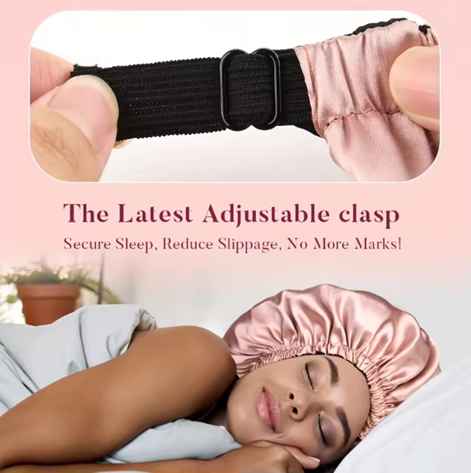 Adjustable Satin Sleeping Bonn - مراجعة Satin Hair Bonnet وسعره