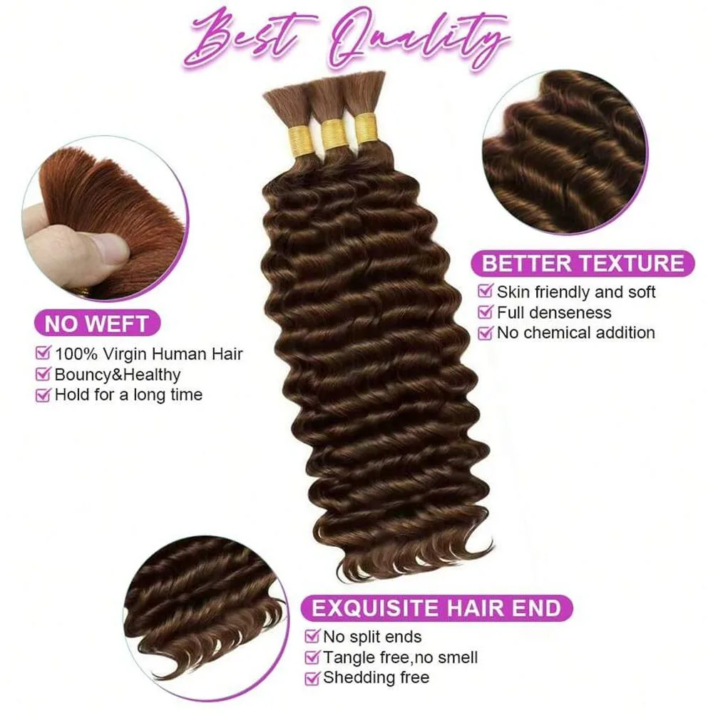 Chocolate Brown Deep Wave Bulk - مراجعة Hair Care Color وسعره