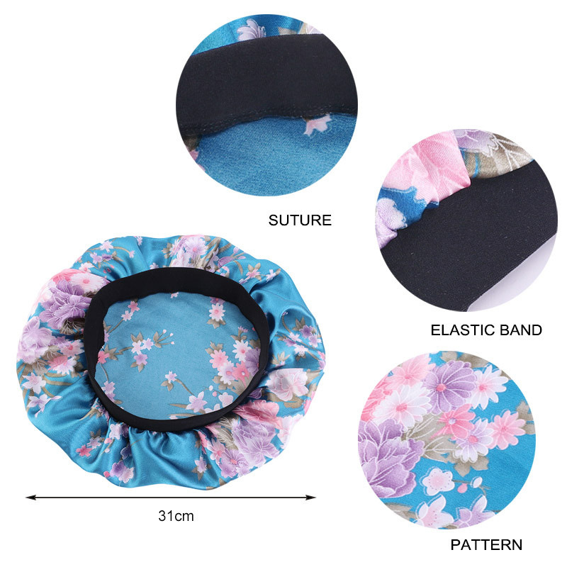 Women Satin Bonnet Elastic Wid - مراجعة Satin Hair Bonnet وسعره