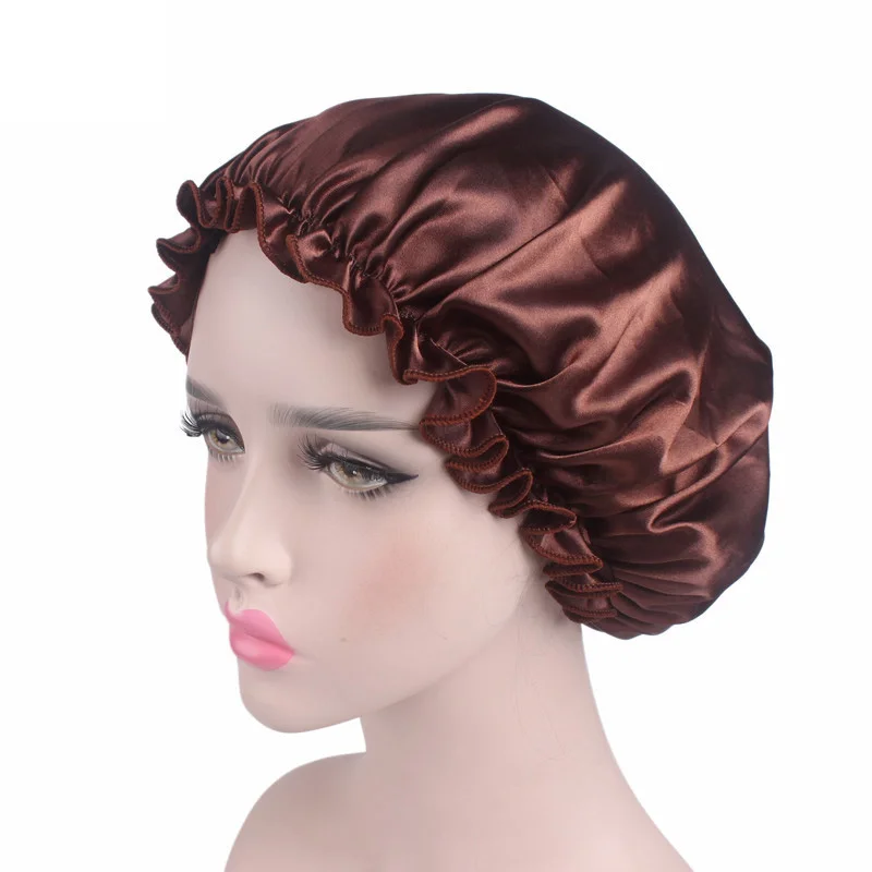 Women Silk Satin Night Sleep C - مراجعة Satin Hair Bonnet وسعره