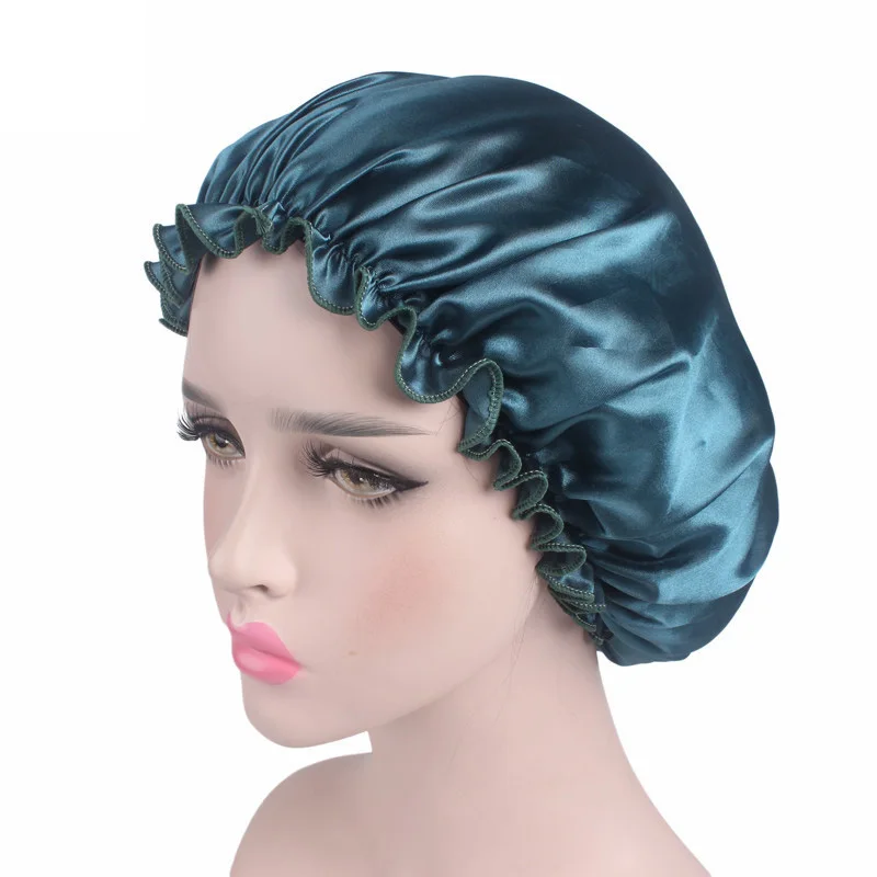 Women Silk Satin Night Sleep C - مراجعة Satin Hair Bonnet وسعره