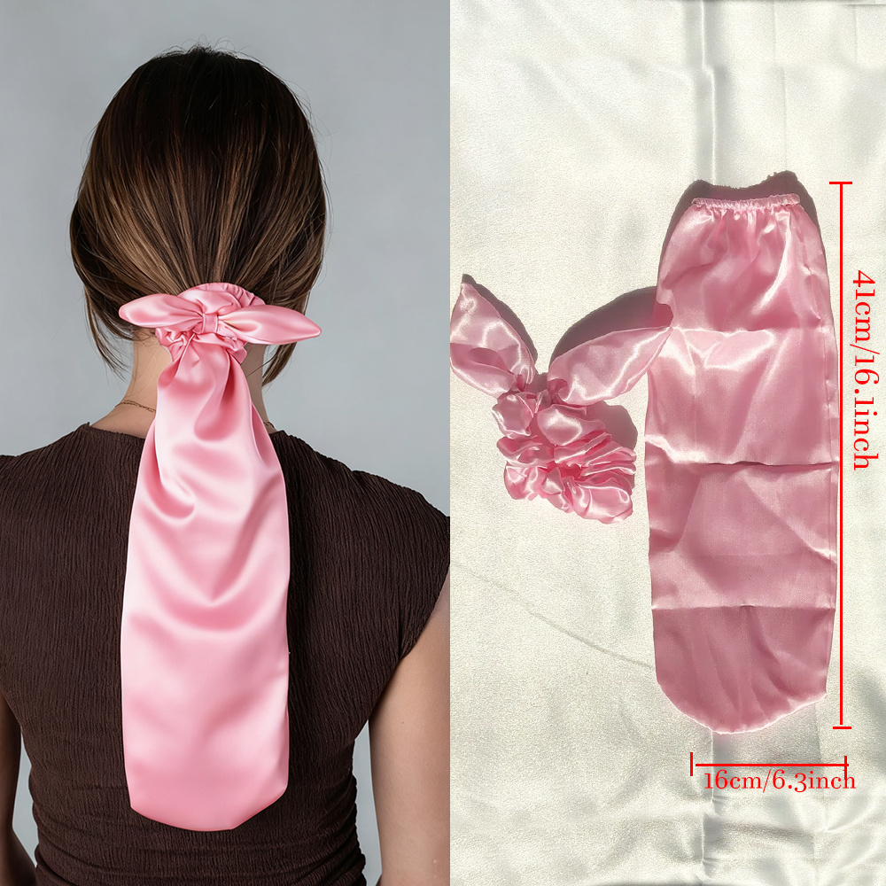 1 Silk Scrunchie+1 Hair Cover  - مراجعة Satin Hair Bonnet وسعره