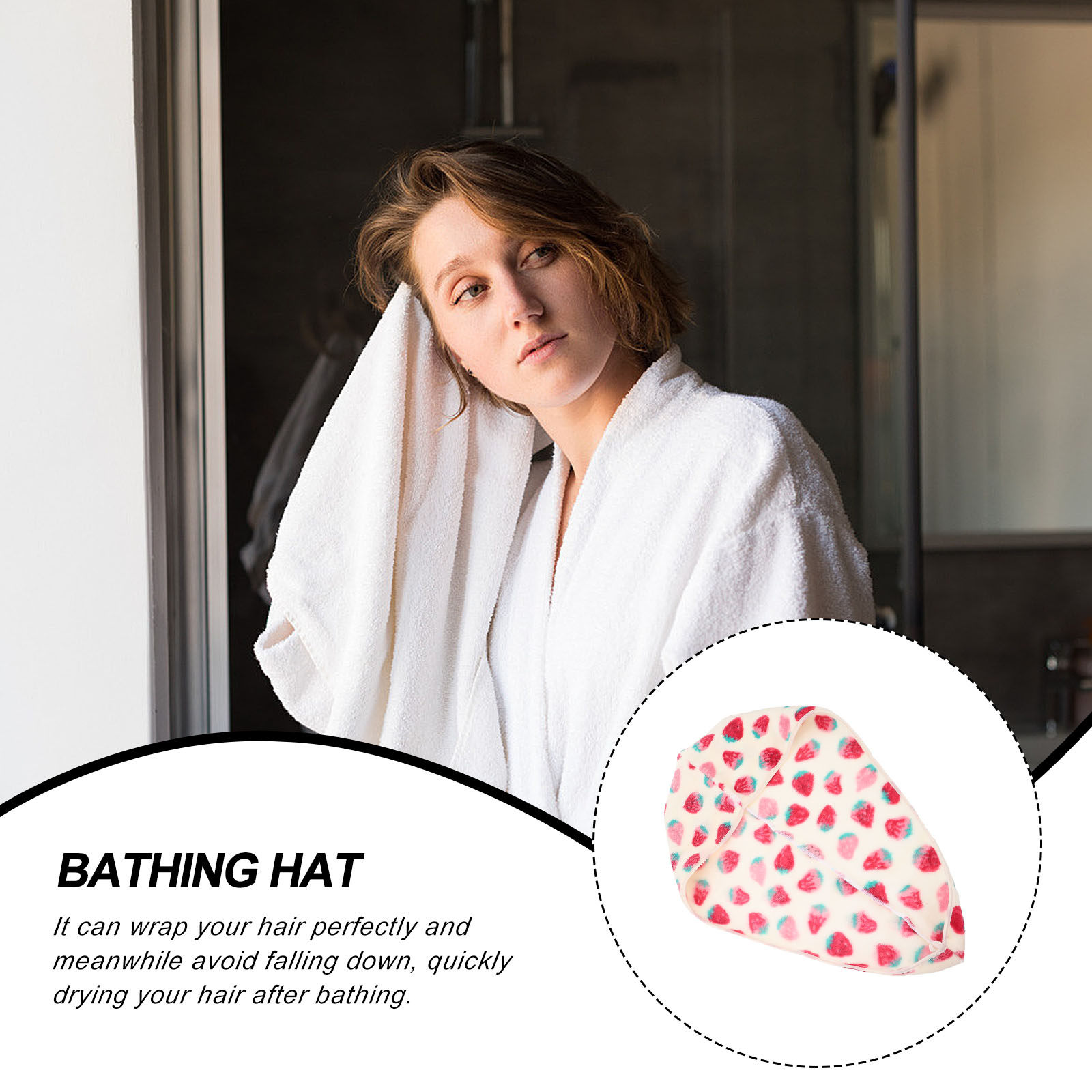 1Pcs Adorable Strawberry Hair  - مراجعة Hair Care Women وسعره
