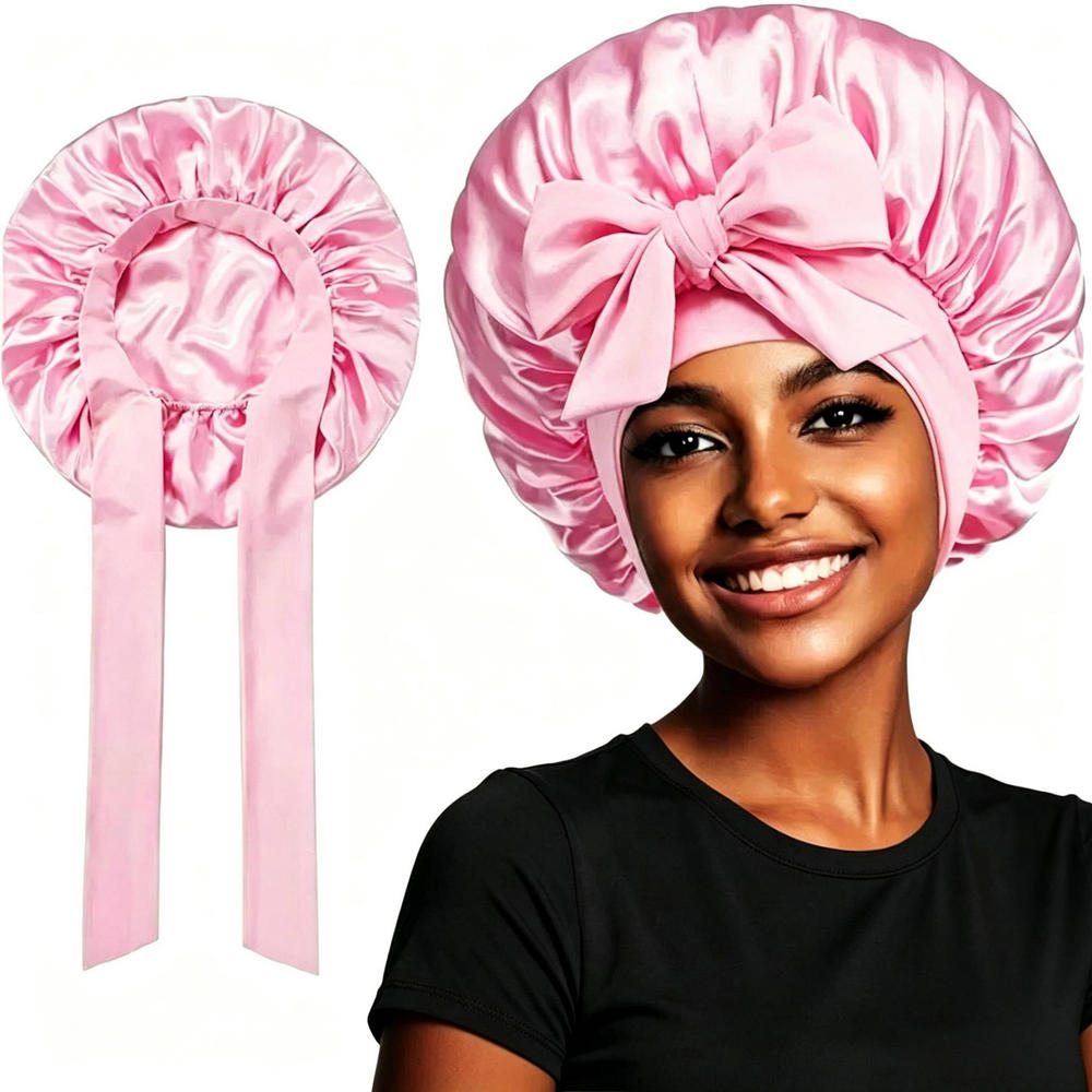 Satin Bonnets for Sleeping Wom - مراجعة Satin Hair Bonnet وسعره