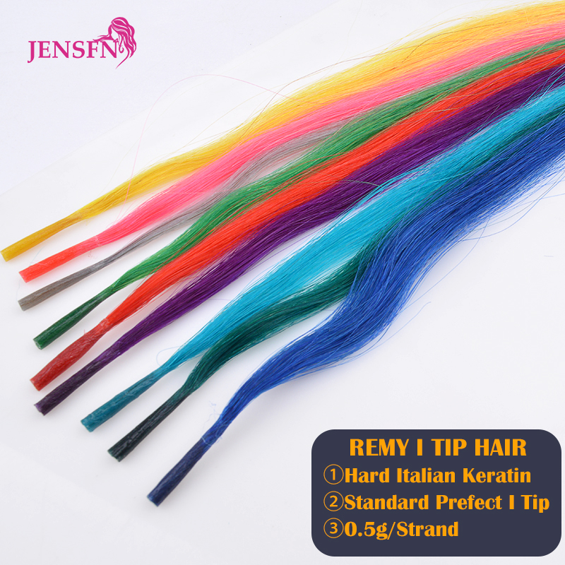 JENSFN  I Tip Color Hair Exten - مراجعة Hair Care Color وسعره