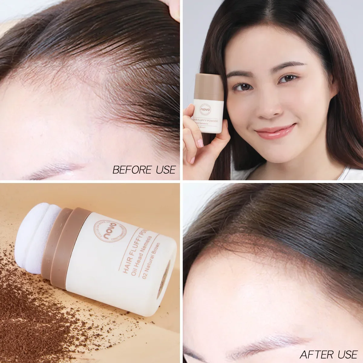Novo Hair Pluffy Powder - Oil  - مراجعة Hair Care Women وسعره