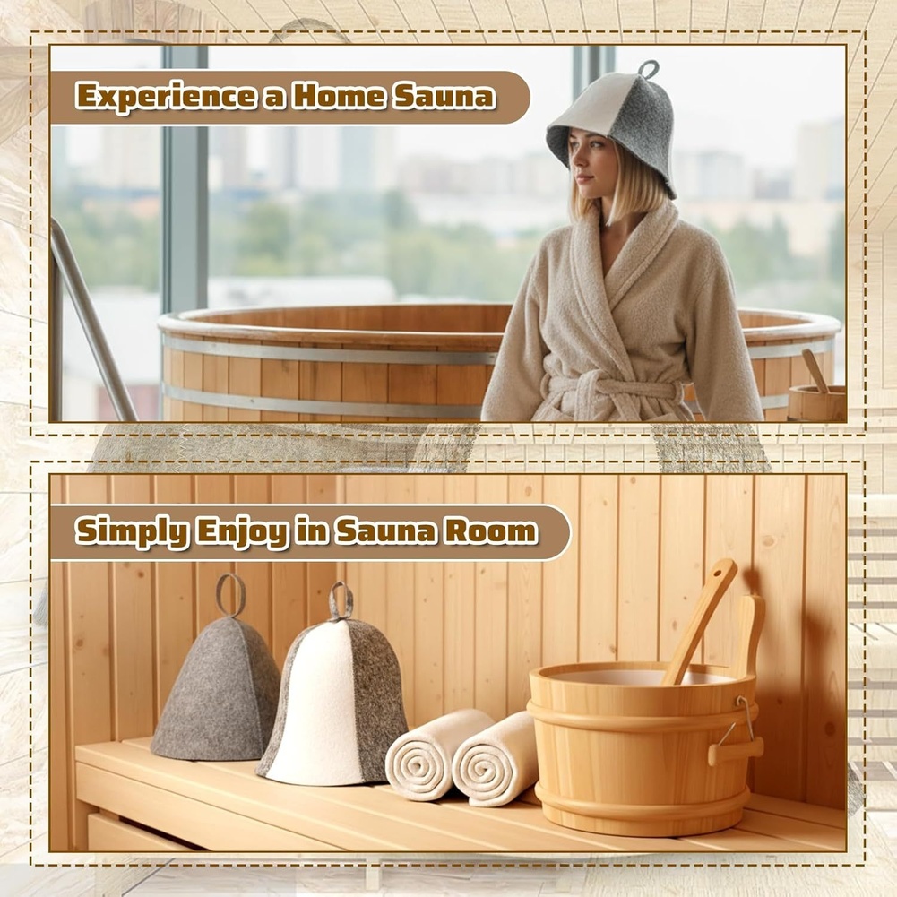 Home Sauna Gray Sauna Hat Saun - مراجعة Hair Care Daily Routine وسعره