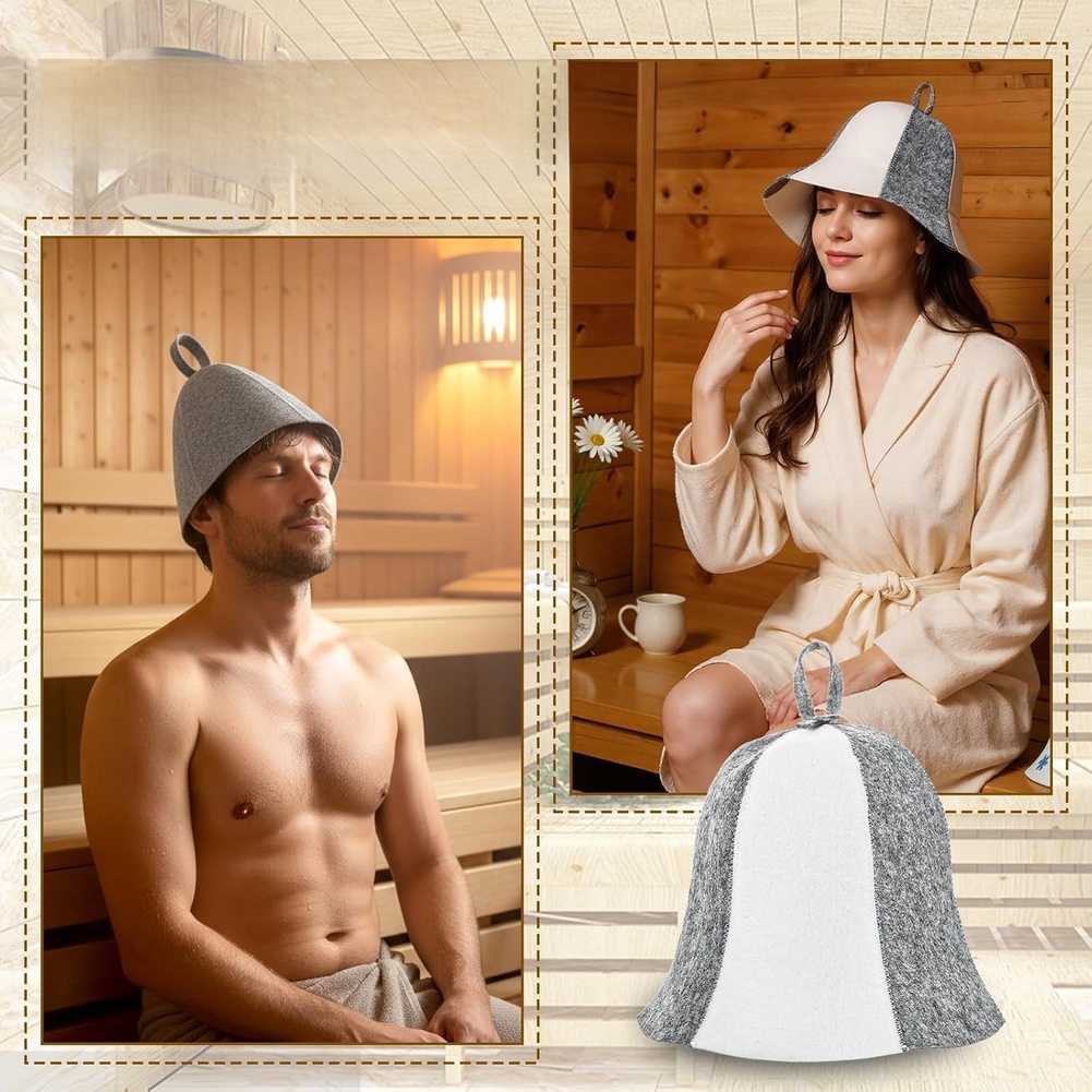 Home Sauna Gray Sauna Hat Saun - مراجعة Hair Care Daily Routine وسعره
