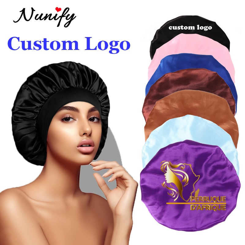 10Pcs Custom Logo Satin Bonnet - مراجعة Satin Hair Bonnet وسعره