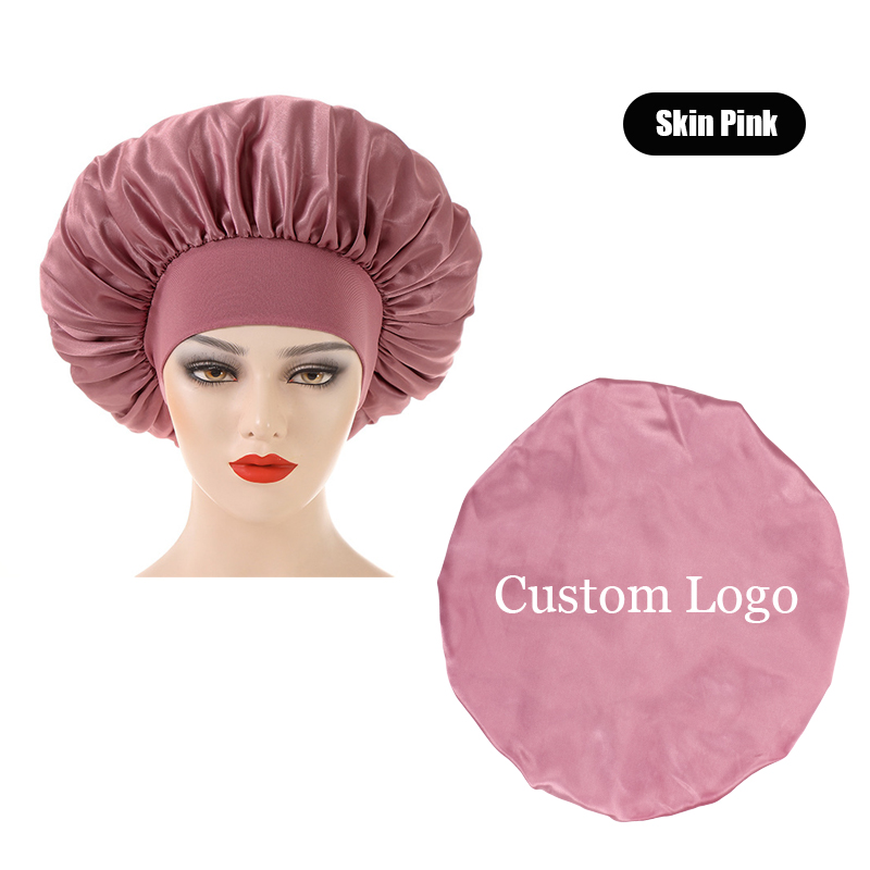 10Pcs Custom Logo Satin Bonnet - مراجعة Satin Hair Bonnet وسعره