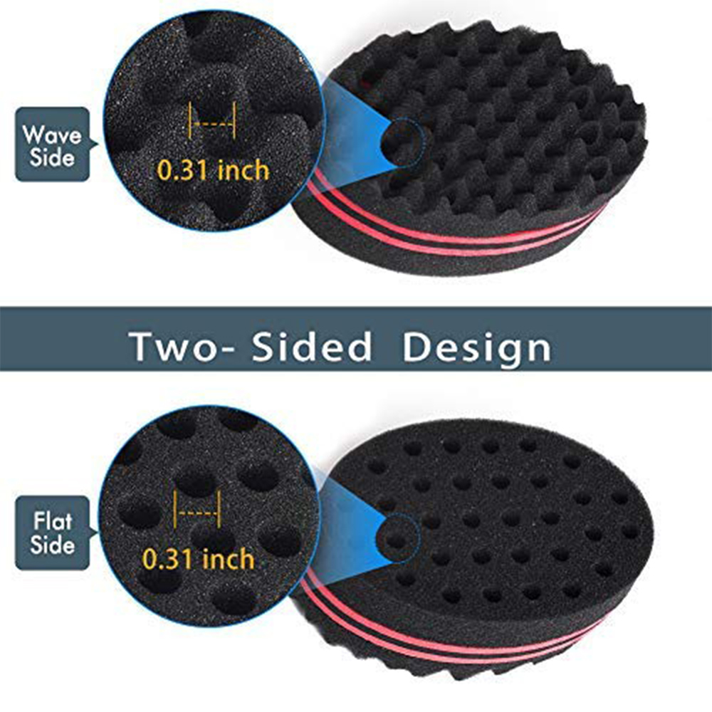 Oval Double Sided Hair Sponge  - مراجعة Twist Sponge Coil وسعره