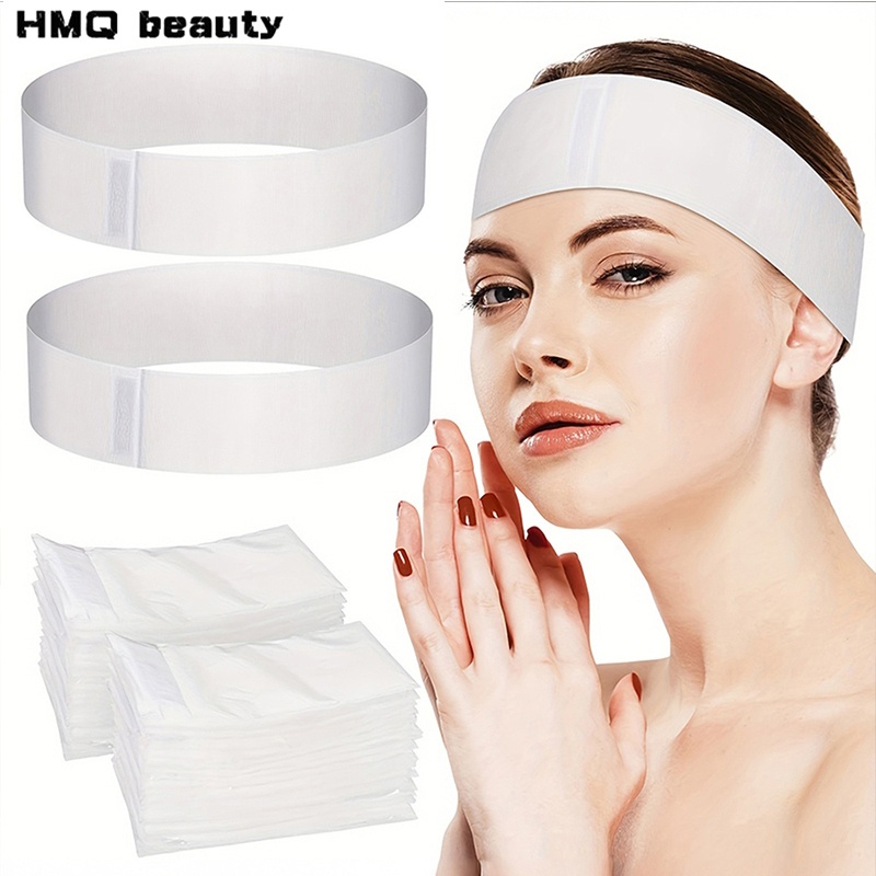 100/50/10pcs Disposable Facial - مراجعة Hair Care Women وسعره
