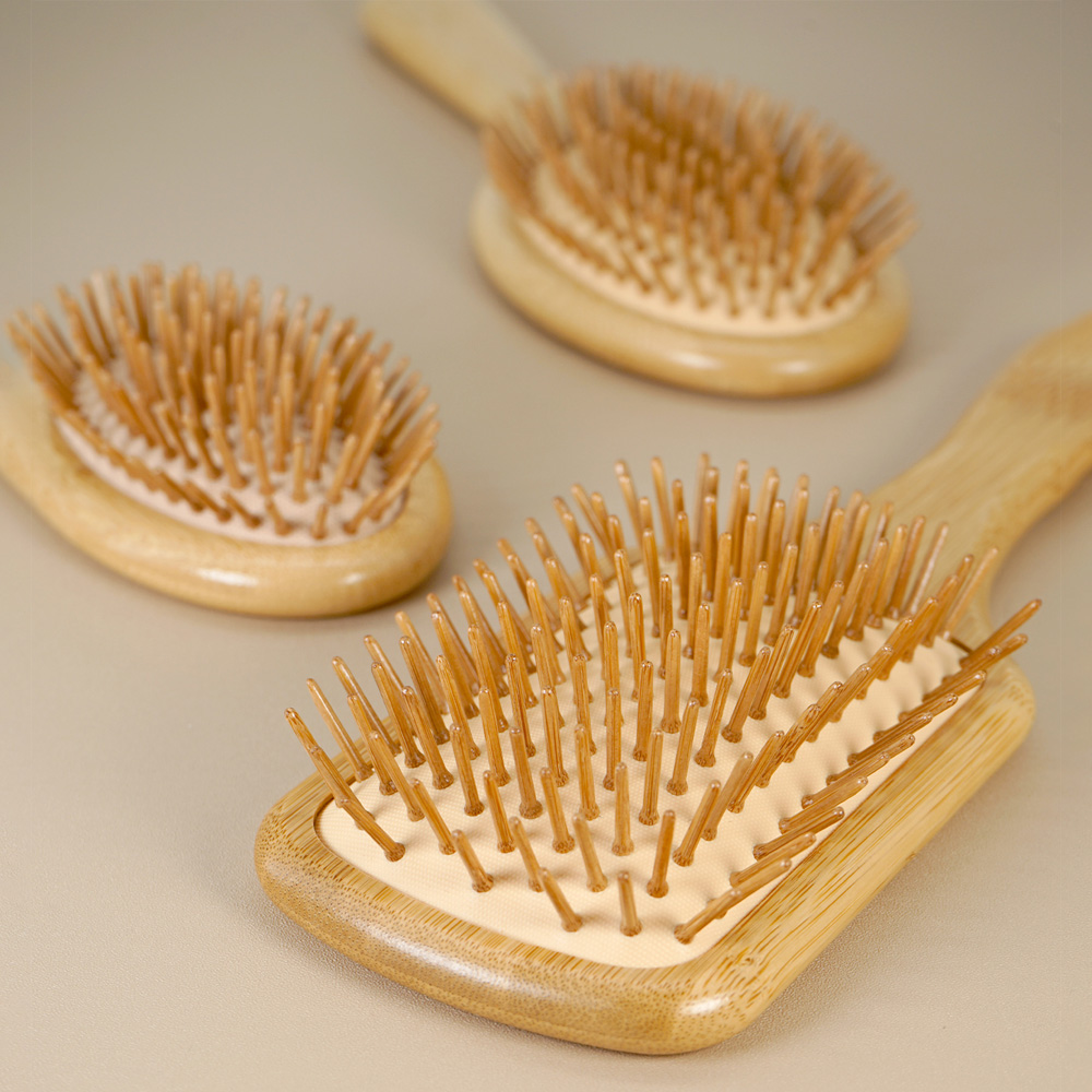 Bamboo Hair Brush Detangling B - مراجعة Hair Care Daily Routine وسعره