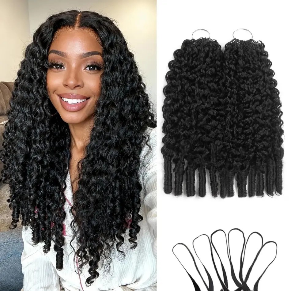 Burmese Curly Crochet Human Ha - مراجعة Hair Care Color وسعره