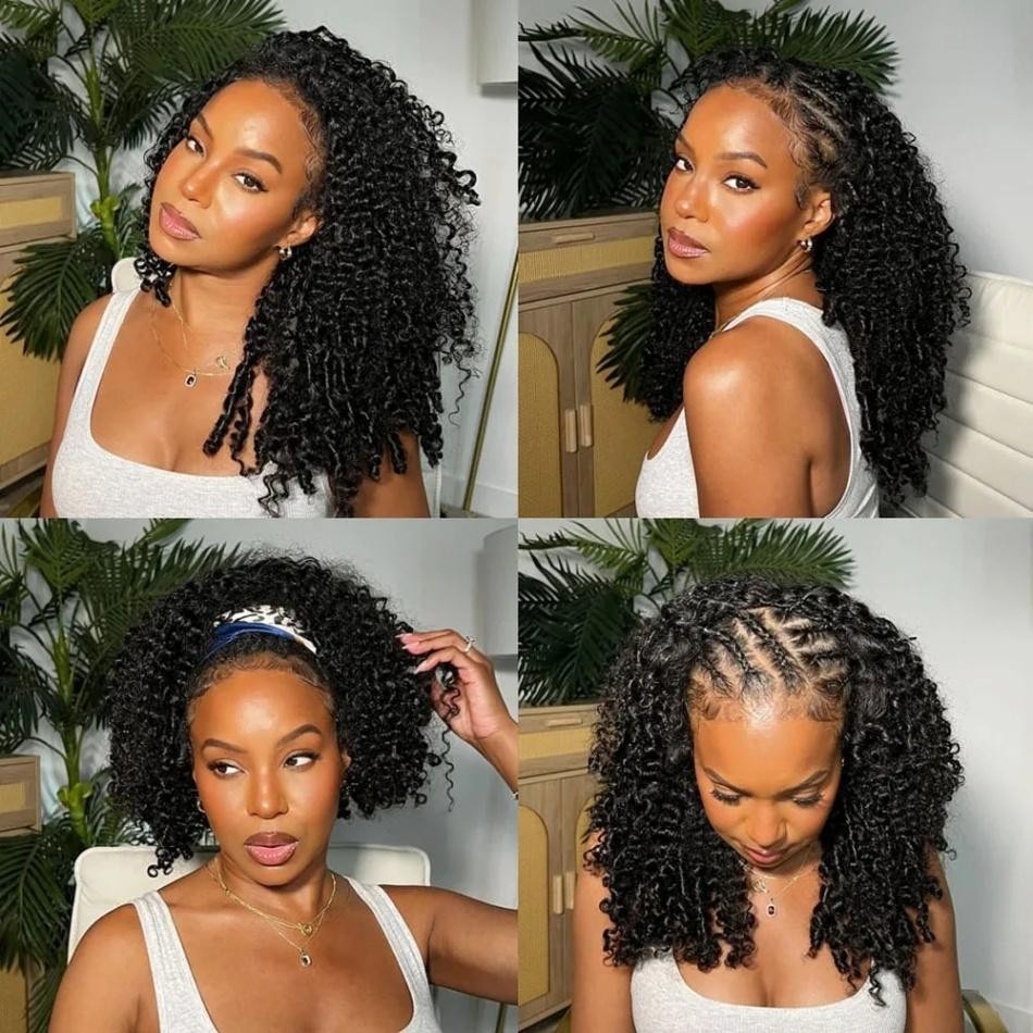 Burmese Curly Crochet Human Ha - مراجعة Hair Care Color وسعره