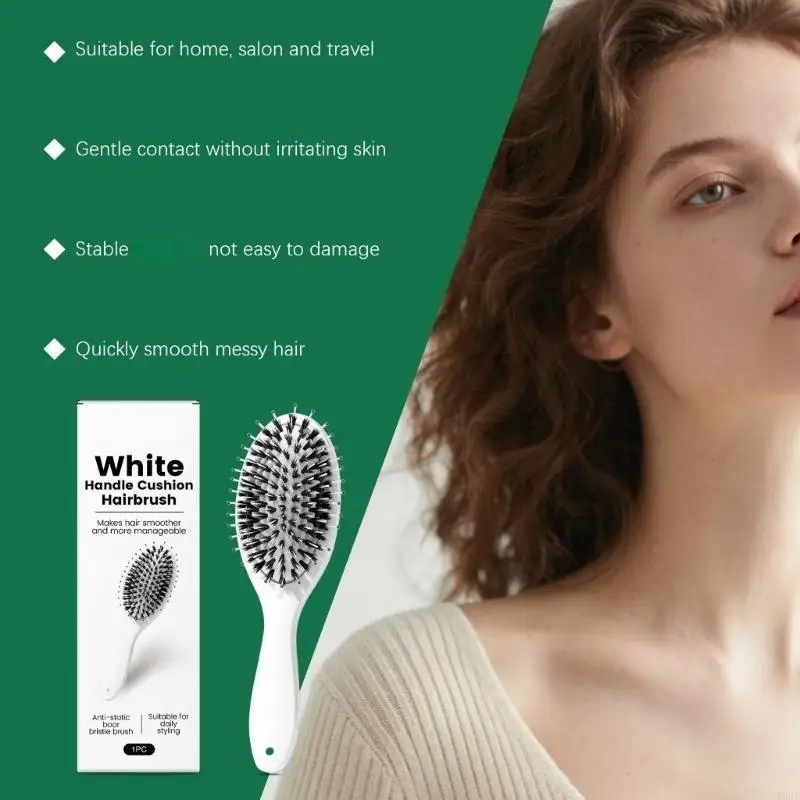 Boar Bristles And Nylon Brush  - مراجعة Hair Care Daily Routine وسعره