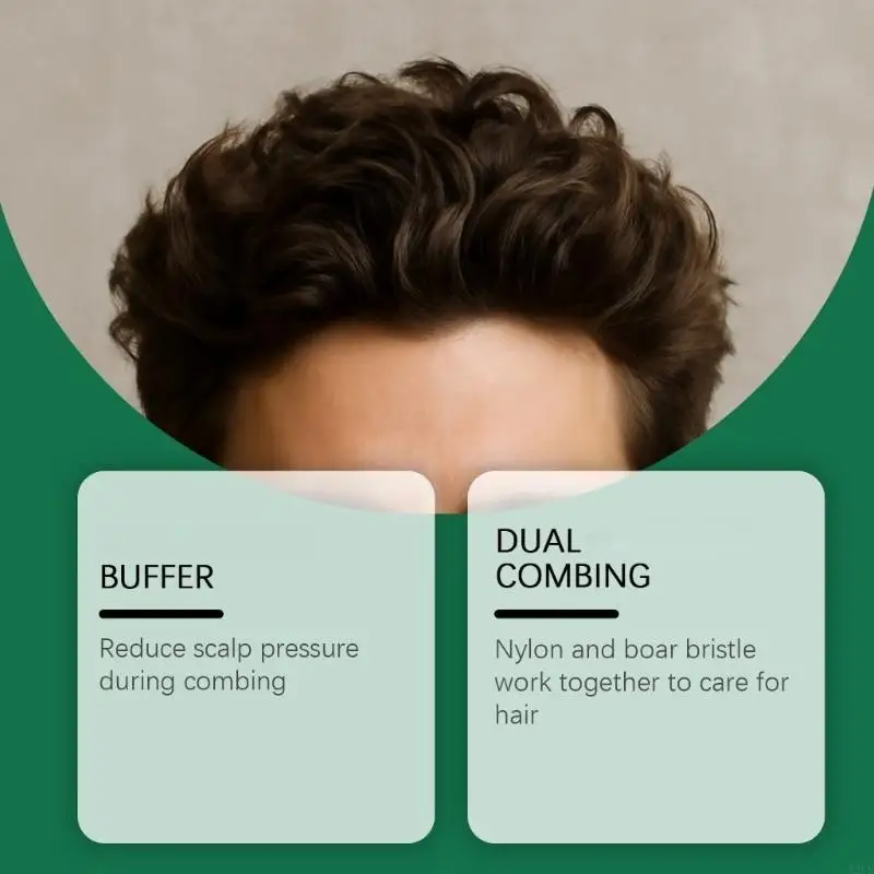 Boar Bristles And Nylon Brush  - مراجعة Hair Care Daily Routine وسعره