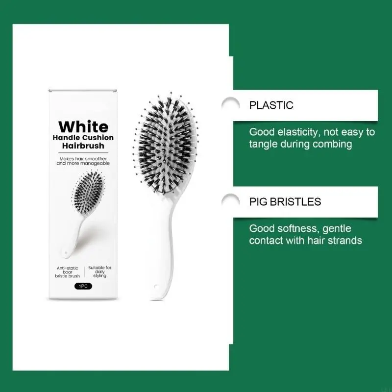 Boar Bristles And Nylon Brush  - مراجعة Hair Care Daily Routine وسعره