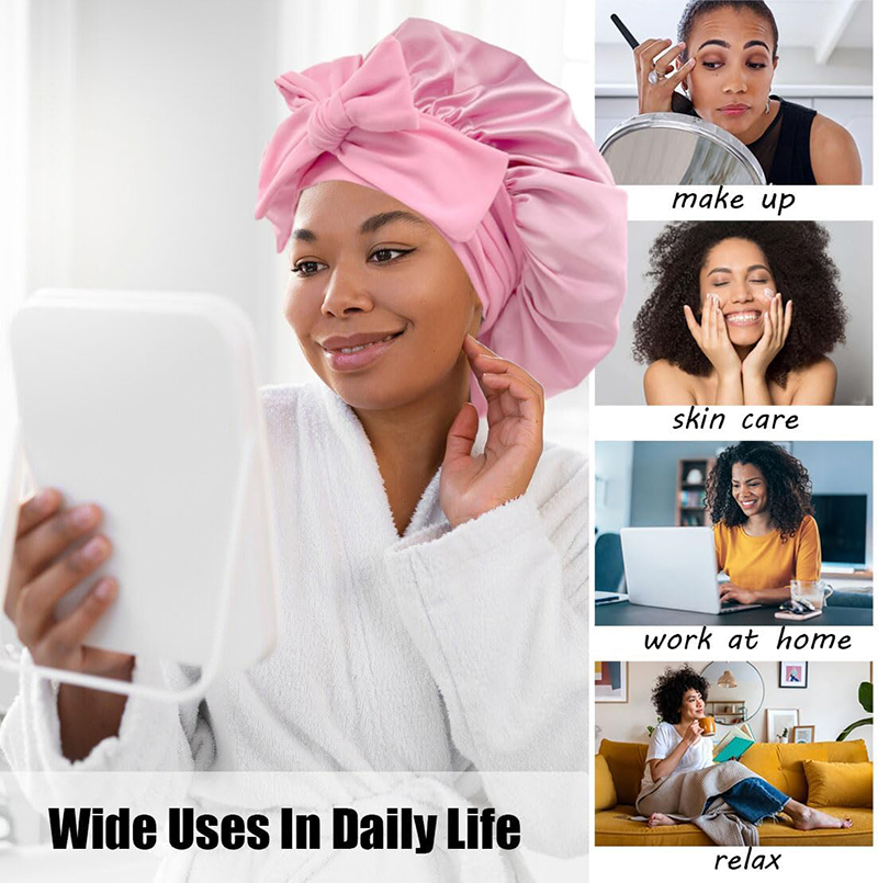 New Women Satin Bonnet Silky S - مراجعة Satin Hair Bonnet وسعره